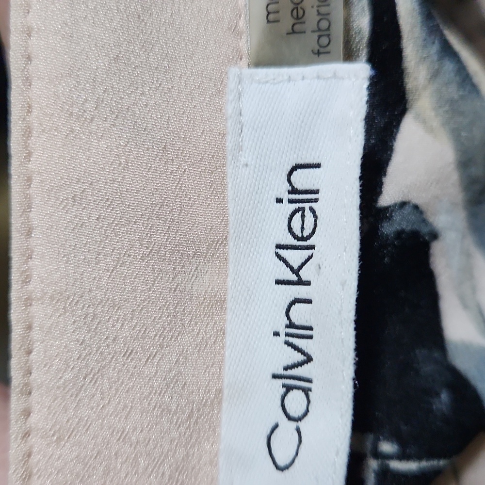 Calvin Klein Floral Blouse SZ 2X - Picture 7 of 9